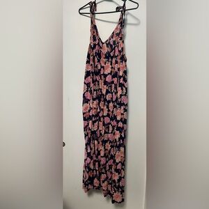 Old Navy Sundress Floral Maxi Dress - Pink and Navy